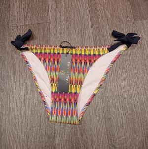 Valimare Multicolor Bikini Bottom Sz S New